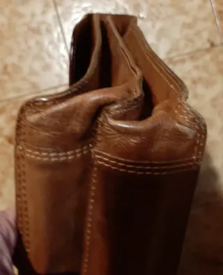 Borsa 24 ore in pelle marrone