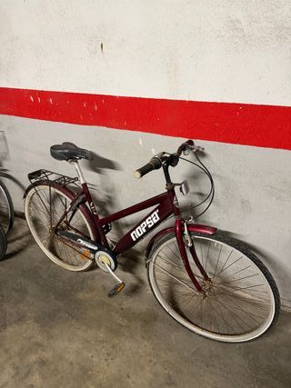 Bicicleta Morada