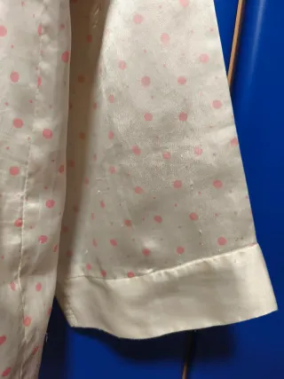 Pijama de raso estampado HECHO A MANO