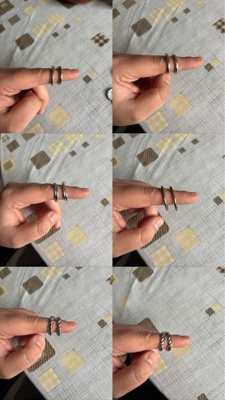 Lote de pendientes plateados variados