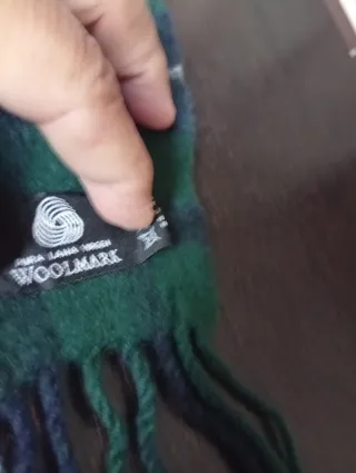 Bufanda Lana Virgen Woolmark Tartán