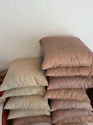 Pack 4 Cojines 40x40 (Funda + Relleno)