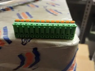 450 Morsetti 12 poli verdi