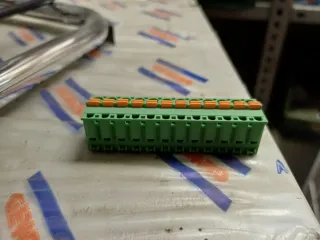 450 Morsetti 12 poli verdi