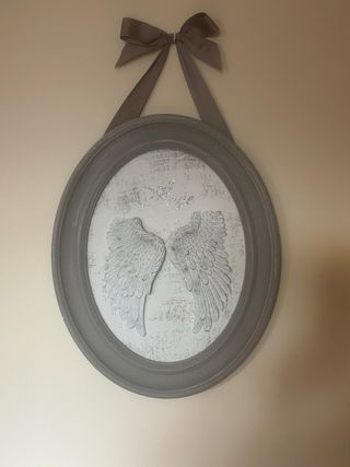 Cuadro Maison du Monde Alas Ángel Gris