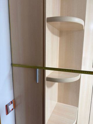 Armario juvenil esquinero madera