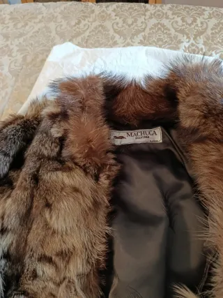 Chaqueta de piel de zorro