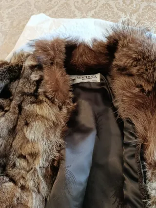 Chaqueta de piel de zorro