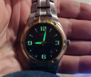 Reloj Casio Edifice Azul y Plateado