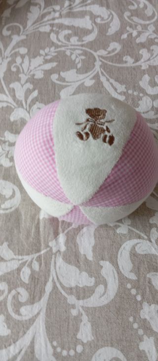 Pelota sonajero bebé peluche