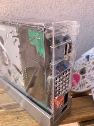 Consola Nintendo Wii Transparente + Mandos