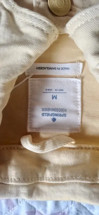 Chaqueta vaquera amarilla