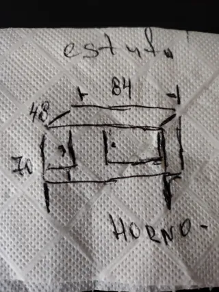 Estufa de leña metal gris