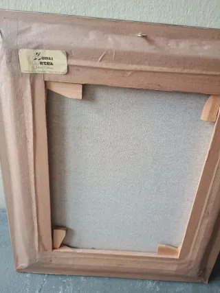 Lienzo Pintura Acrílica Escena Rural