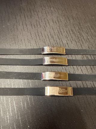 Set 4 pulseras bisutería