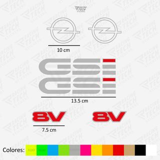 Pegatinas Opel GSI 8V