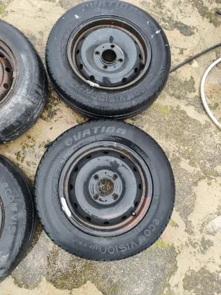 Llantas Chapa Peugeot 205 (4 unidades)