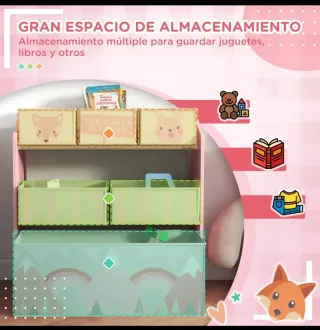 Organizador de juguetes infantil