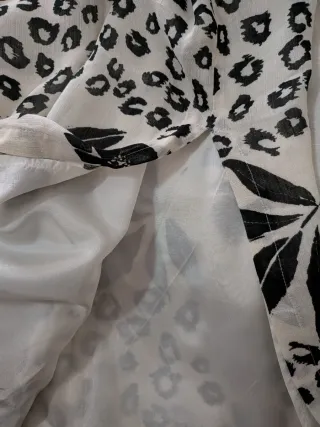 Vestido Michael Bustos Blanco y Negro