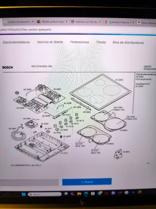 Placa de inducción Bosch 70cm