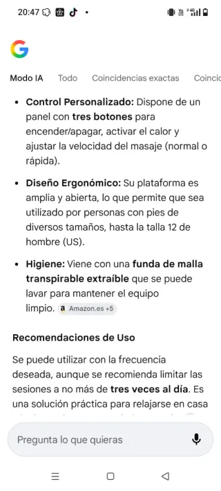 Masajeador de pies eléctrico