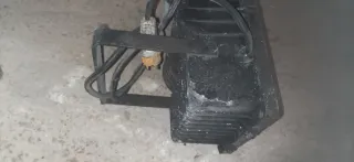 Focos grandes luz azul