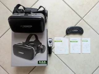Occhiali Realtà Virtuale VR Shinecon + Controller