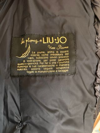 Piumino lungo Liu Jo donna nero taglia 42