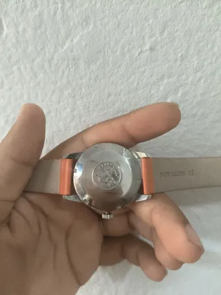 Omega Reloj Correa Naranja