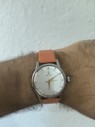 Omega Reloj Correa Naranja