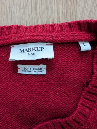 Jersey Markup Rojo Trenzado