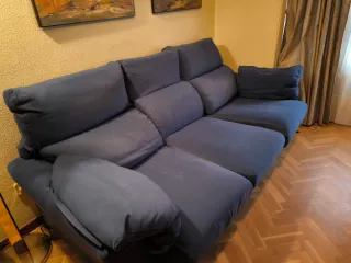 Sofá Italiano 3 plazas 230cm x 90 cm con sillones