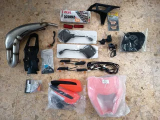 KTM 300 TPI Enduro Moto Naranja Blanca