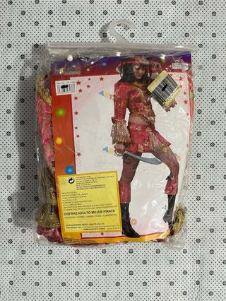 Disfraz Pirata Mujer Talla Única, nuevo