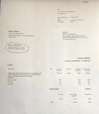 Tablet Honor MagicPad 2