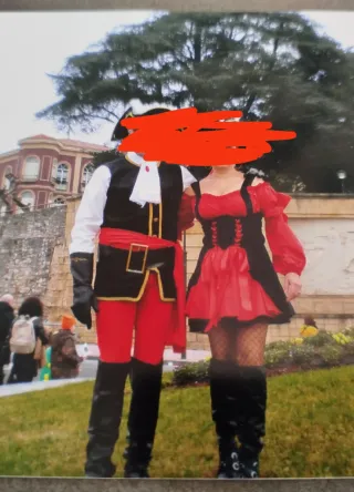 Disfraz Carnaval Pirata y Corsaria Talla Única