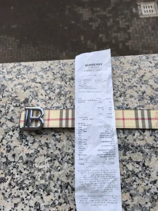 Cintura Burberry Beige Multicolor