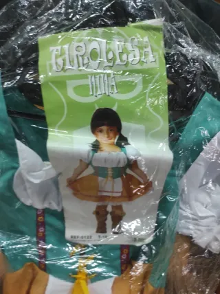 Disfraz Niña Tirolesa Nuevo Talla-10