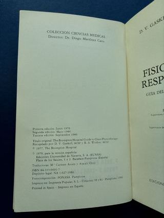 fisioterapia respiratoria d v gaskell