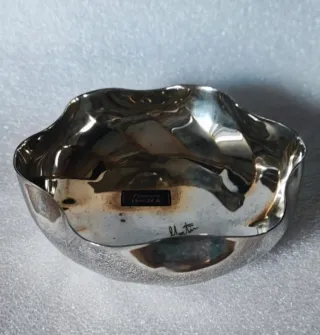 Ciotola Argento 800 e Oro 24k