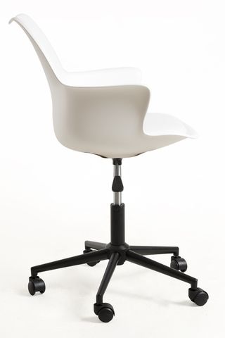 Silla de Oficina Mona Giratoria Blanca