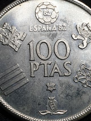 Moneda conmemorativa grande 100 Ptas España 1980