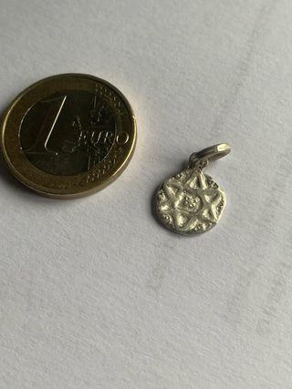 Colgante moneda árabe quírate réplica plata