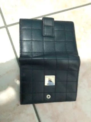 Portafoglio Coveri nero trapuntato