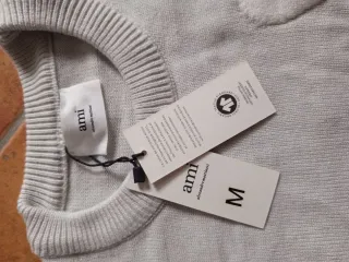 Jersey Ami Paris Corazón Beige Talla M