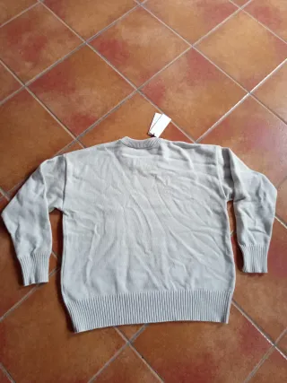 Jersey Ami Paris Corazón Beige Talla M