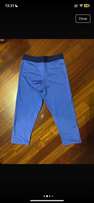 Mallas Nike Pro Azules Mujer