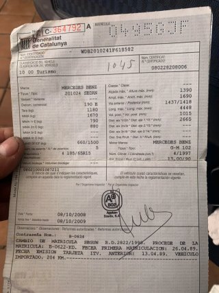 Mercedes-Benz 190e 1989