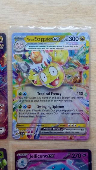 Confezione 6 Carte Pokémon Ex