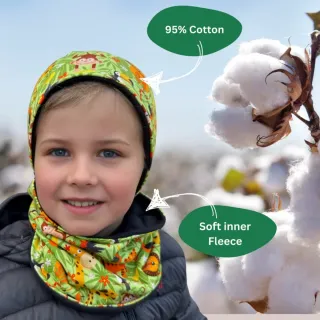 Gorro y bufanda HECKO infantil animales